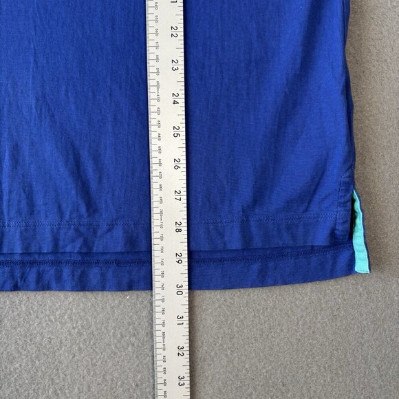 Robert Graham Shirt Mens Large Classic Fit Blue Solid Polo Colorful Short Sleeve - Picture 6 of 12